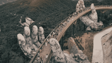 Golden Hands Bridge Vietnam