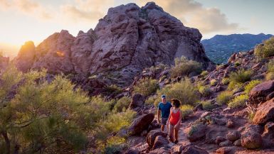 Hiking Camelback Mountain, Phoenix