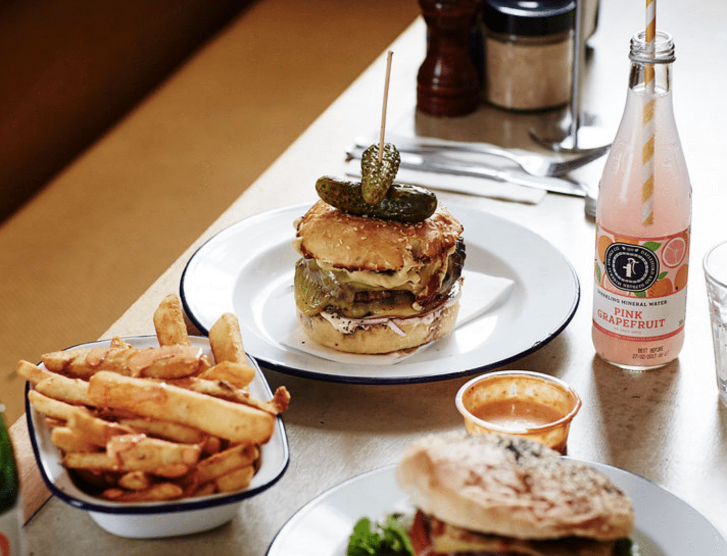 The Bottle of Milk Burger in Australia