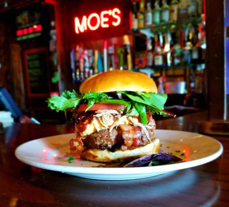 Moe's Crosstown Tavern Hamburger