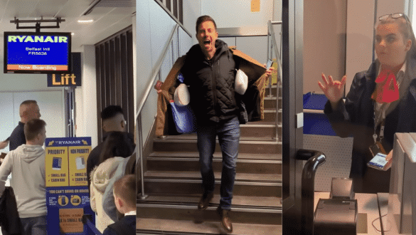 Genius Guy Hack Ryanair Extra Luggage
