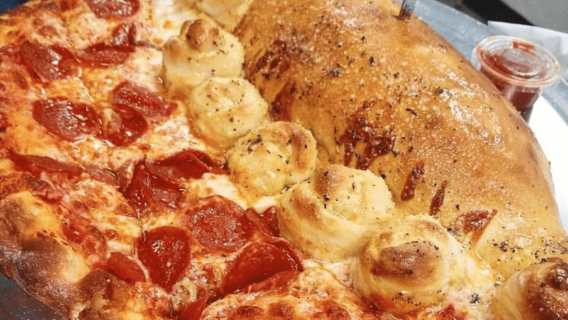 The Garlic Knot Pizza Calzone