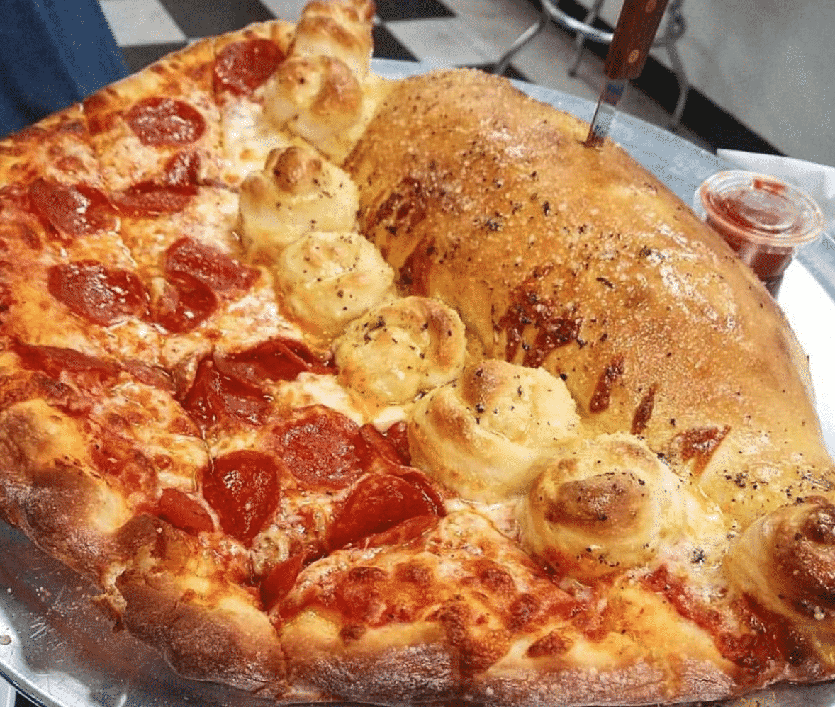 The Garlic Knot Pizza Calzone