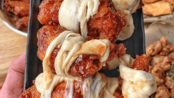 Cheese Wrapped Chicken Wings