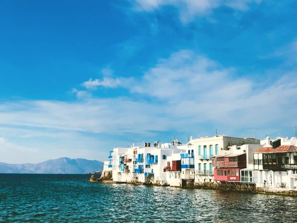 Mykonos Island In Greece 