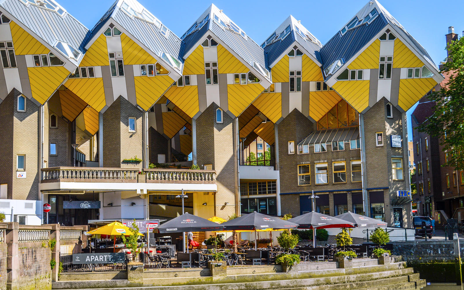 Whacky Cube Houses In Rotterdam