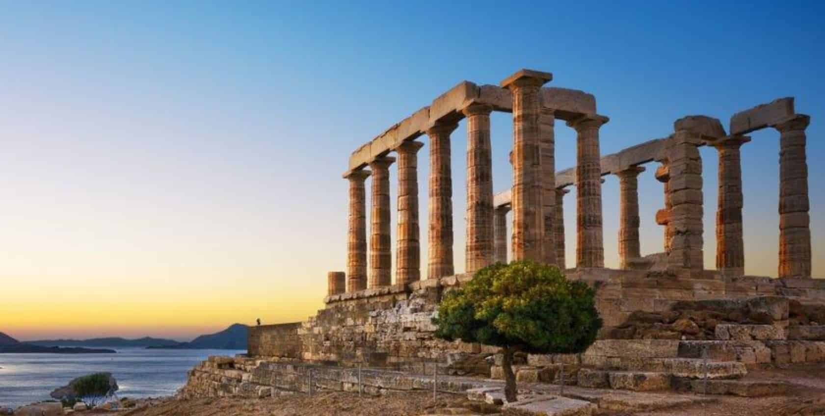 The Temple Of Poseidon at Sounion in Athens