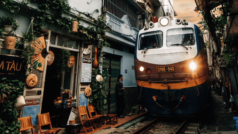 Visit Hanoi Train Street