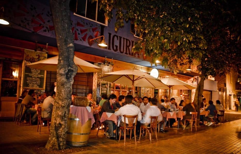 Liguria Bar in Santiago