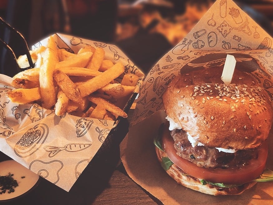 BBQ American-Style Burger in Malaga