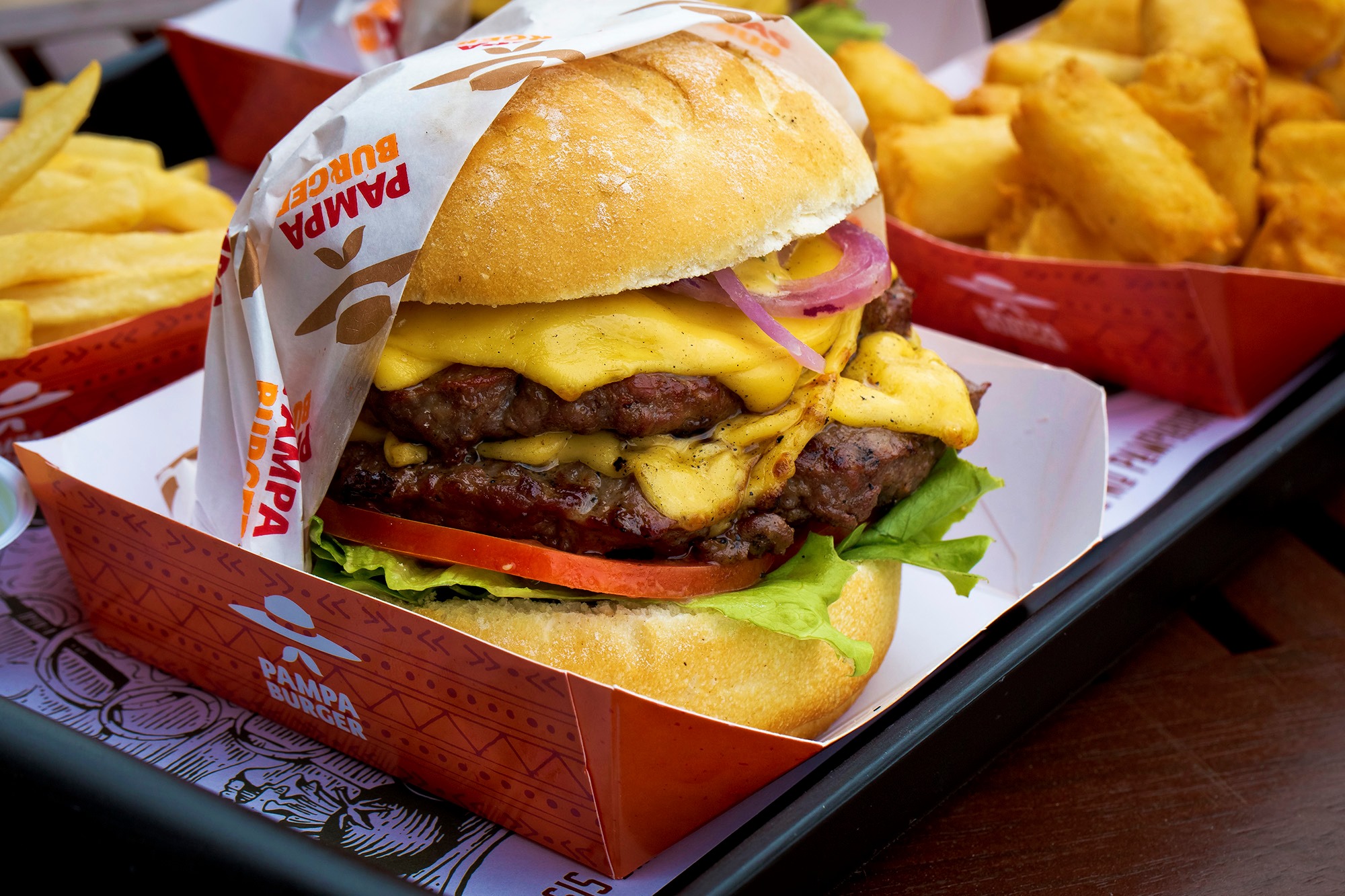 Argentinian Steakhouse Burger in Medellin, Colombia