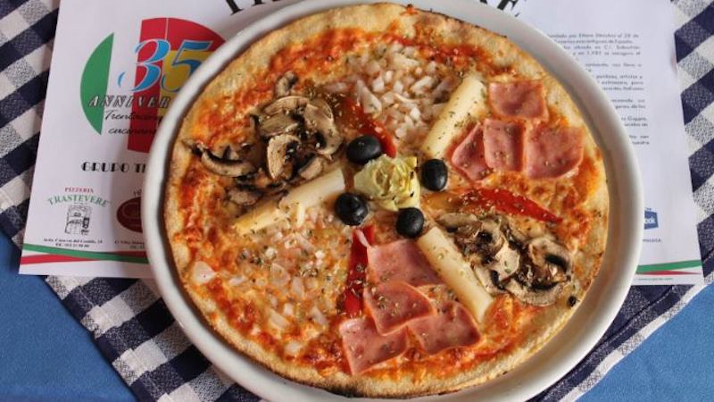 Roman Pizza in the Heart of Malaga