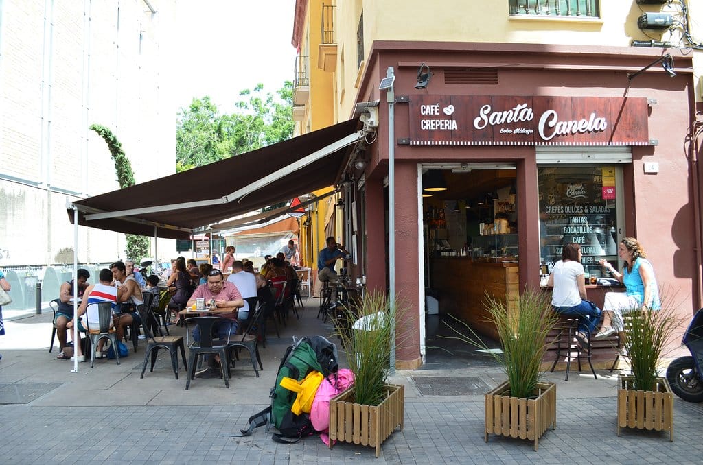 Outdoor Terrace Cafe on Spain's Costa del Sol