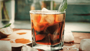 Rum and Coke in Havana Cuba