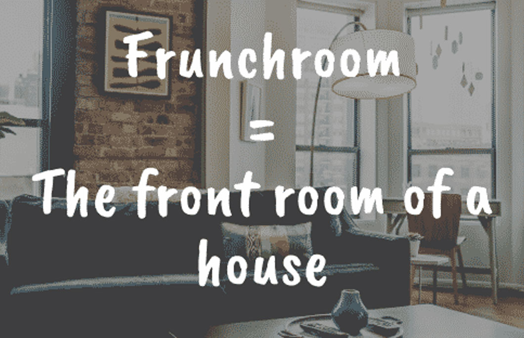 Frunchroom slang a Chicago