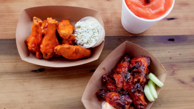New Orleans chicken wings