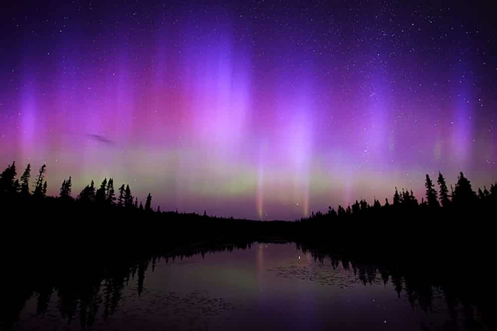 best places northern lights north America