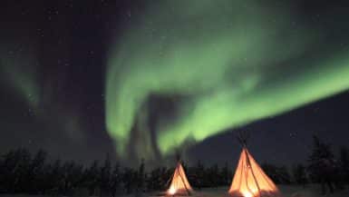 best places northern lights north America