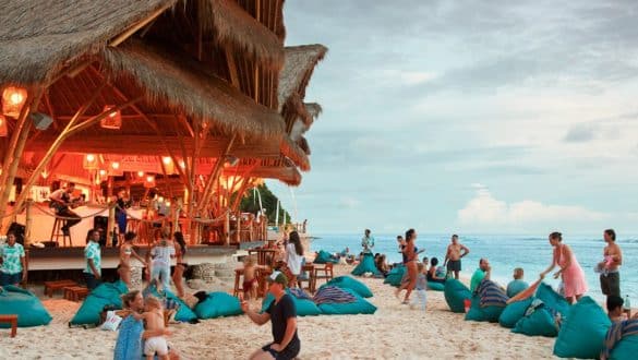 beach bars in Bali