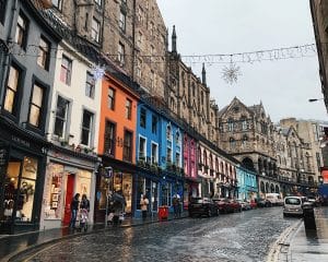 Victoria Street in Edinburgh the inspiration for Diagon Alley