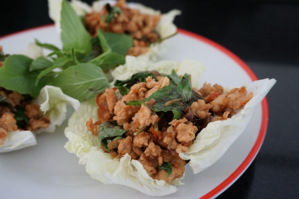 Thai Minced Chicken Salad recipe