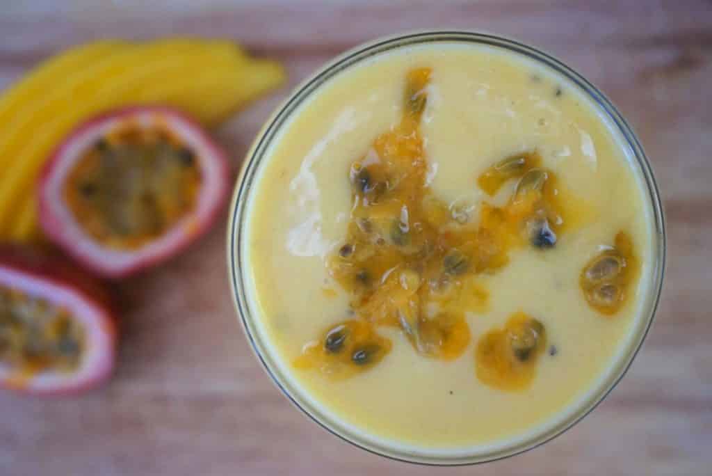 Thai-Style Mango Smoothie With Passionfruit
