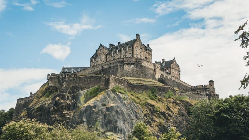 Things Edinburgh is famous for include Edinburgh Castle