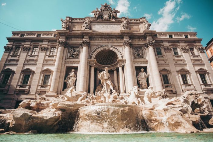 The Trevi Fountain is one of the things Rome is famous for