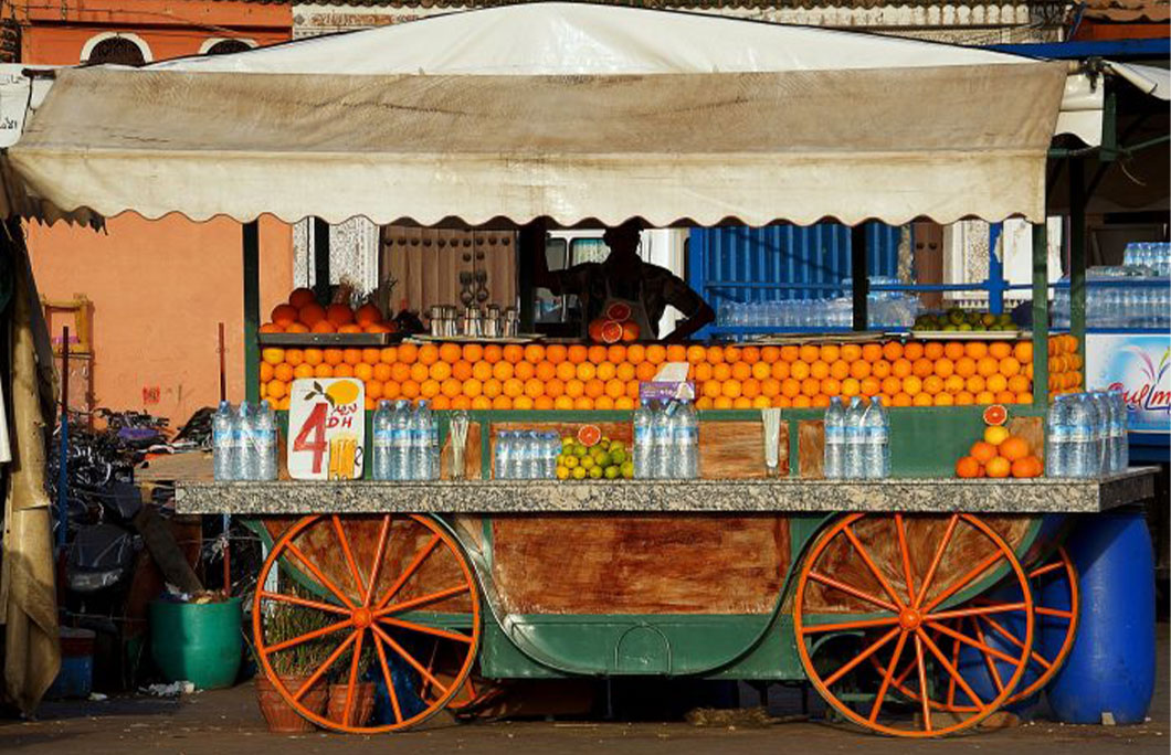 Morocco orange juice