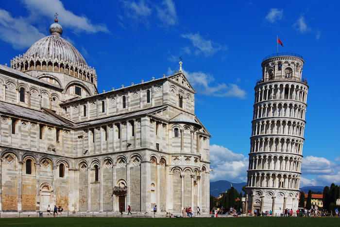 How long did it take to build the Leaning Tower of Pisa? 