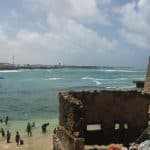 clear blue sea in somalia