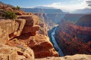 river flowing through the grand canyon